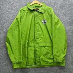 G-III Sports Jacket Men's XXL Seattle Sounders FC Green Windbreaker Soccer Top